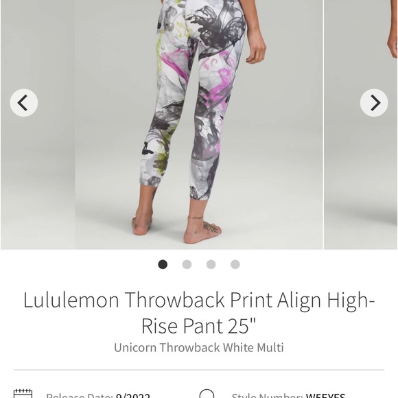 Lululemon Align Leggings (RARE Print) - Picture 3 of 7